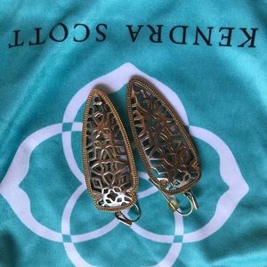 Kendra Scott silver any gold earrings